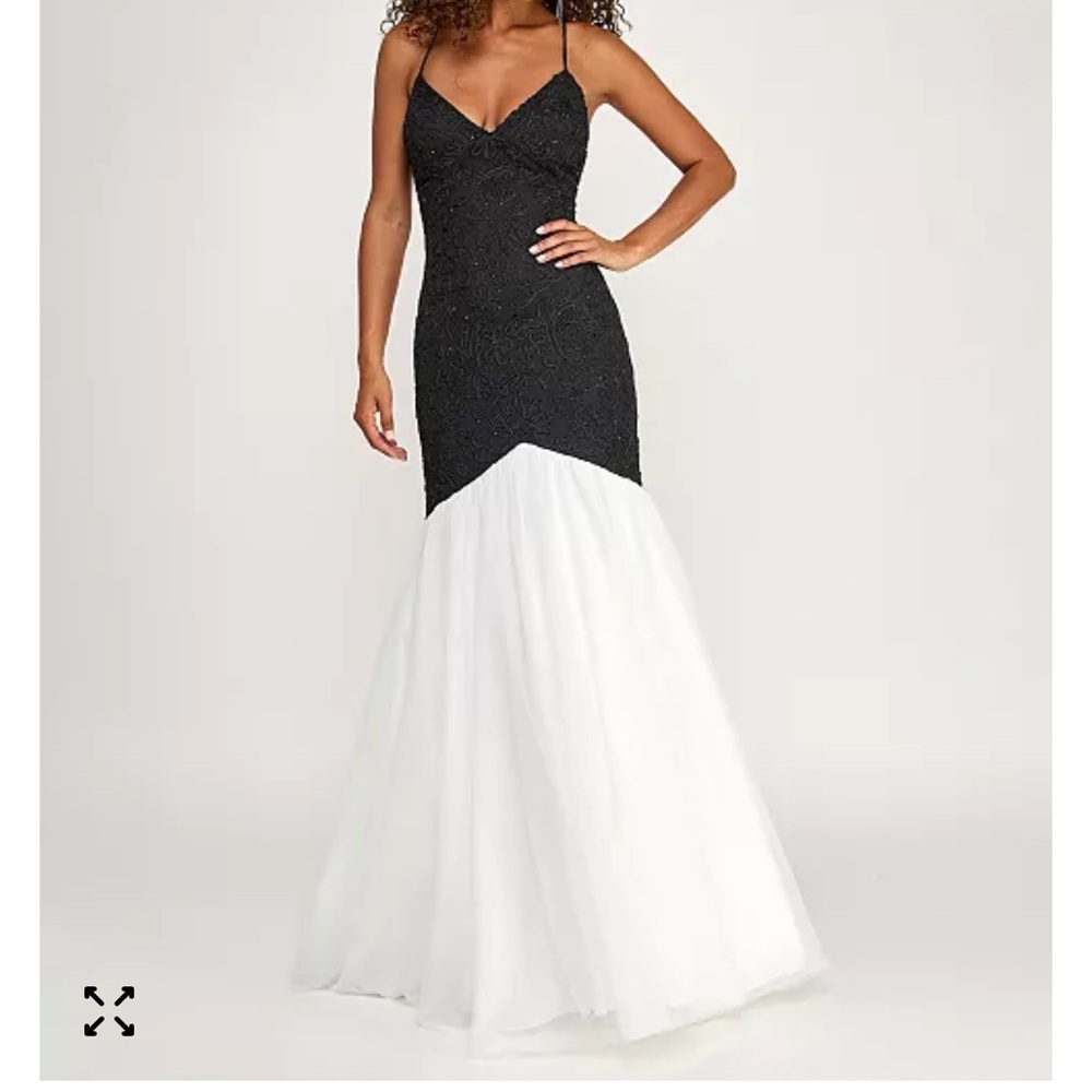 Corded Lace-Up Drop Waist Gown